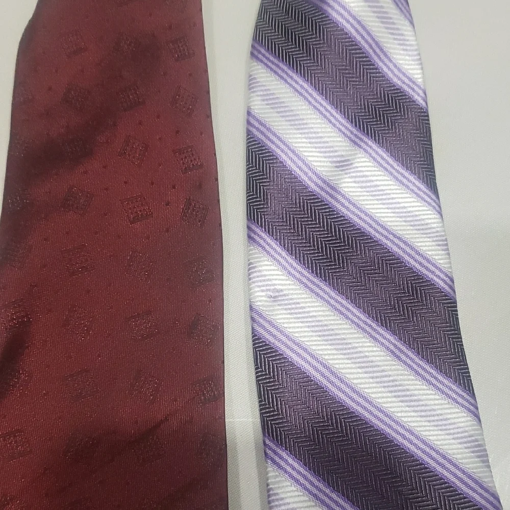 Assorted Kids Ties in Red, Blue, and Purple